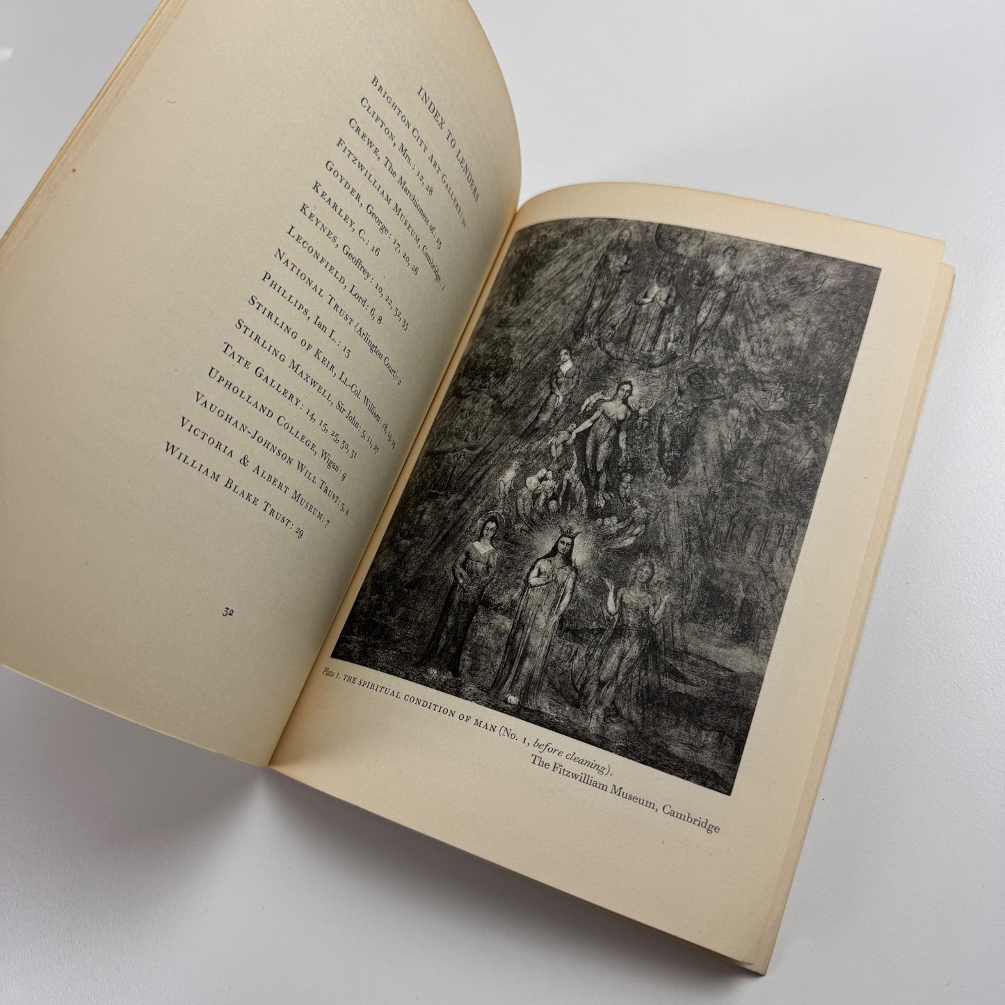 Tempera Paintings by William Blake | Festival of Britain and William Blake Trust Arts Council 1951 includes private view invite
