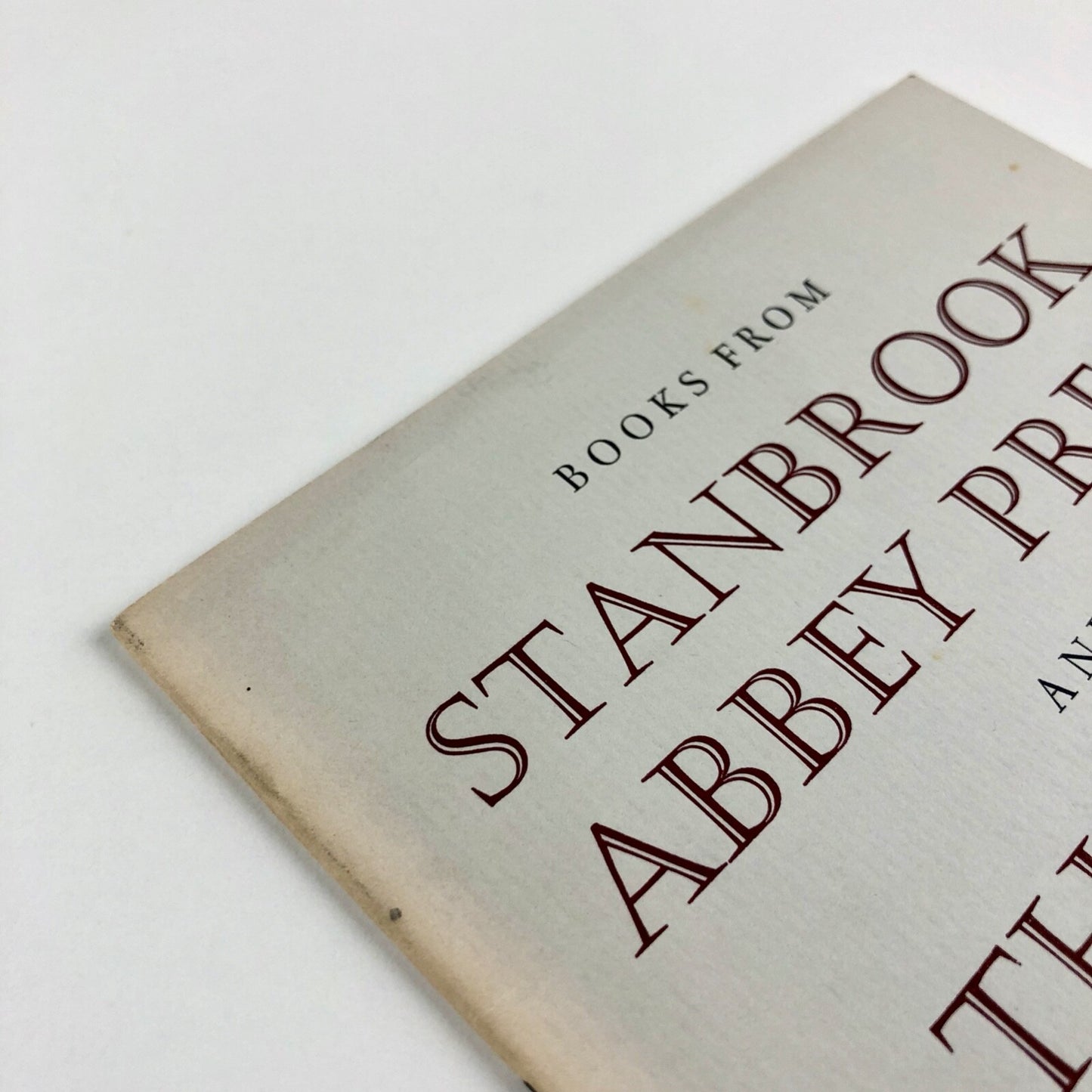 Books from Stanbrook Abbey Press and The Vine Press | The Times Bookshop, 1965