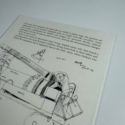 Prospectus for The Sketchbooks of Rigby Graham essay by Dr Malcolm Yorke Artists' Choice Editions, Oxford, 2004