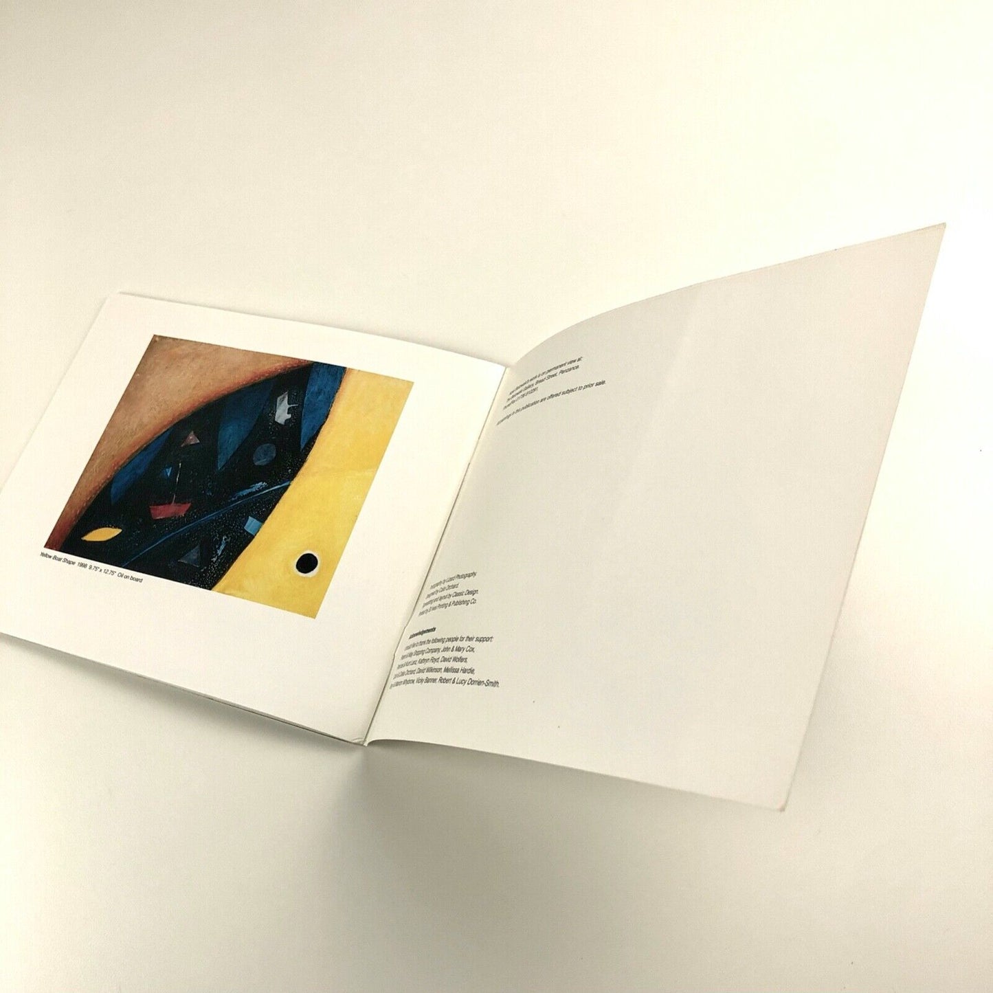 Noel Betowski | Betowski Gallery Penzance exhibition catalogue undated
