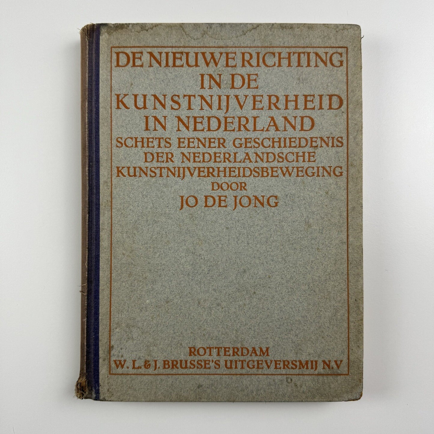 De nieuwe richting in de kunstnijverheid in Nederland | Jo de Jong 1929