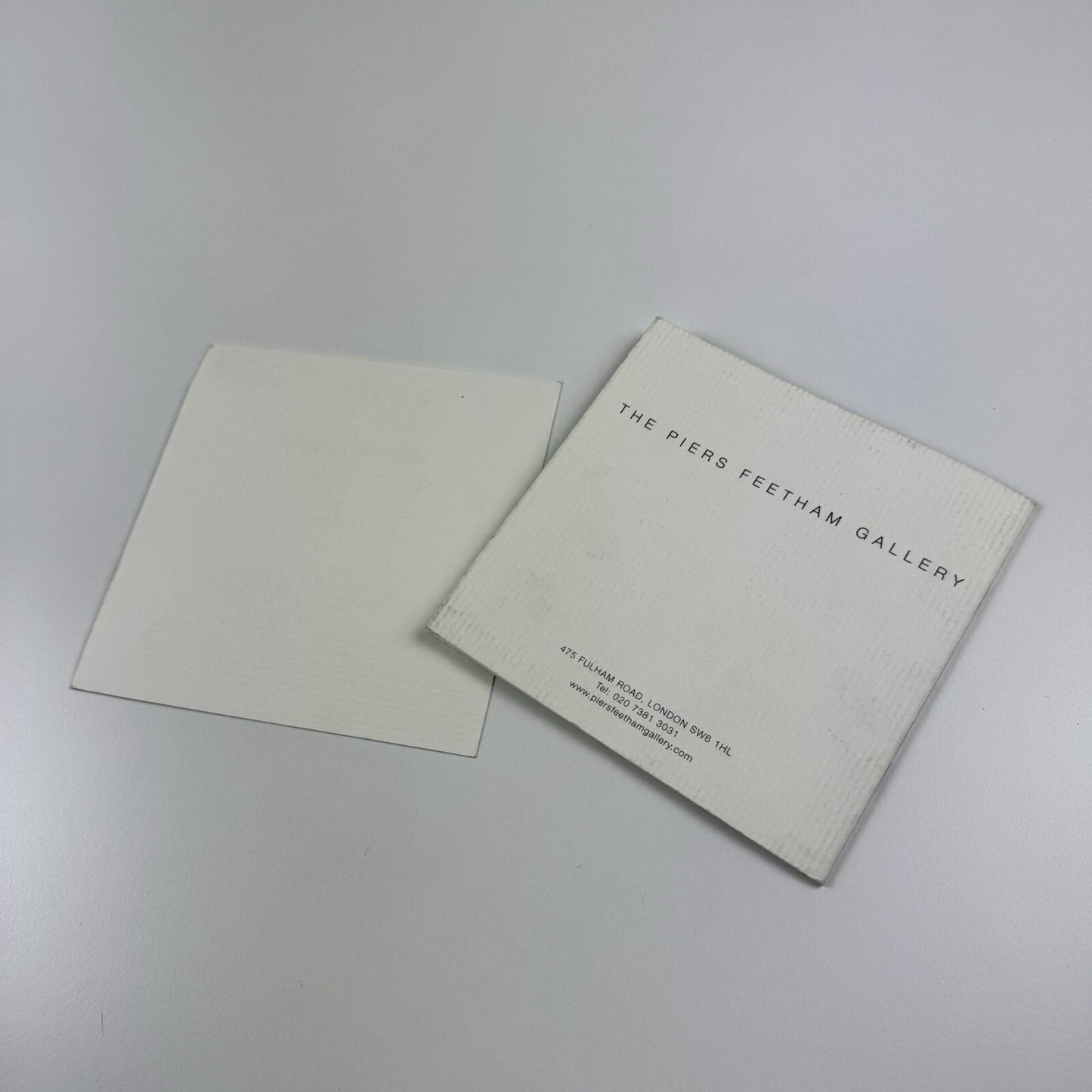 William Packer. Still Life | The Piers Feetham Gallery London, catalogue and private view invitation, 2004