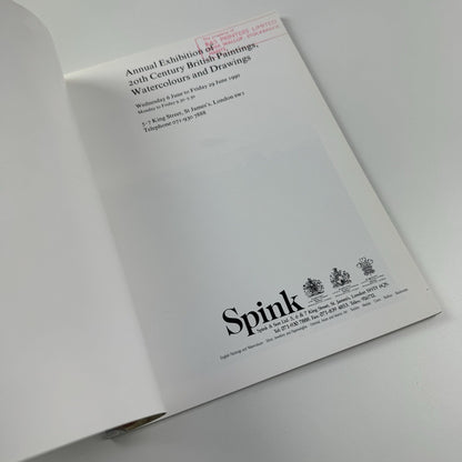 Annual Exhibition of 20th Century British Paintings, Watercolours and Drawings | Spink 1990