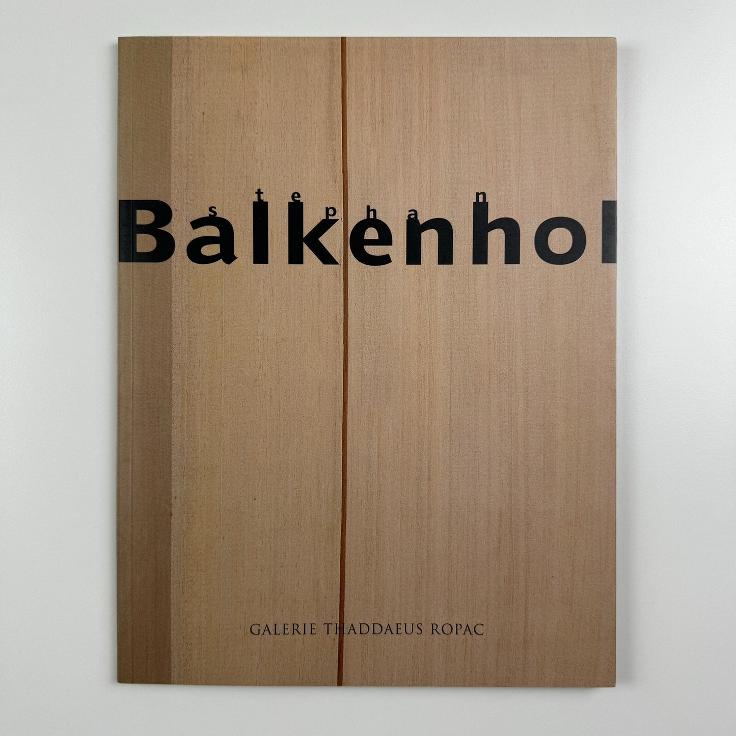 Stephan Balkenhol | Galerie Thaddaeus Ropac, Paris exhibition catalogue 1999