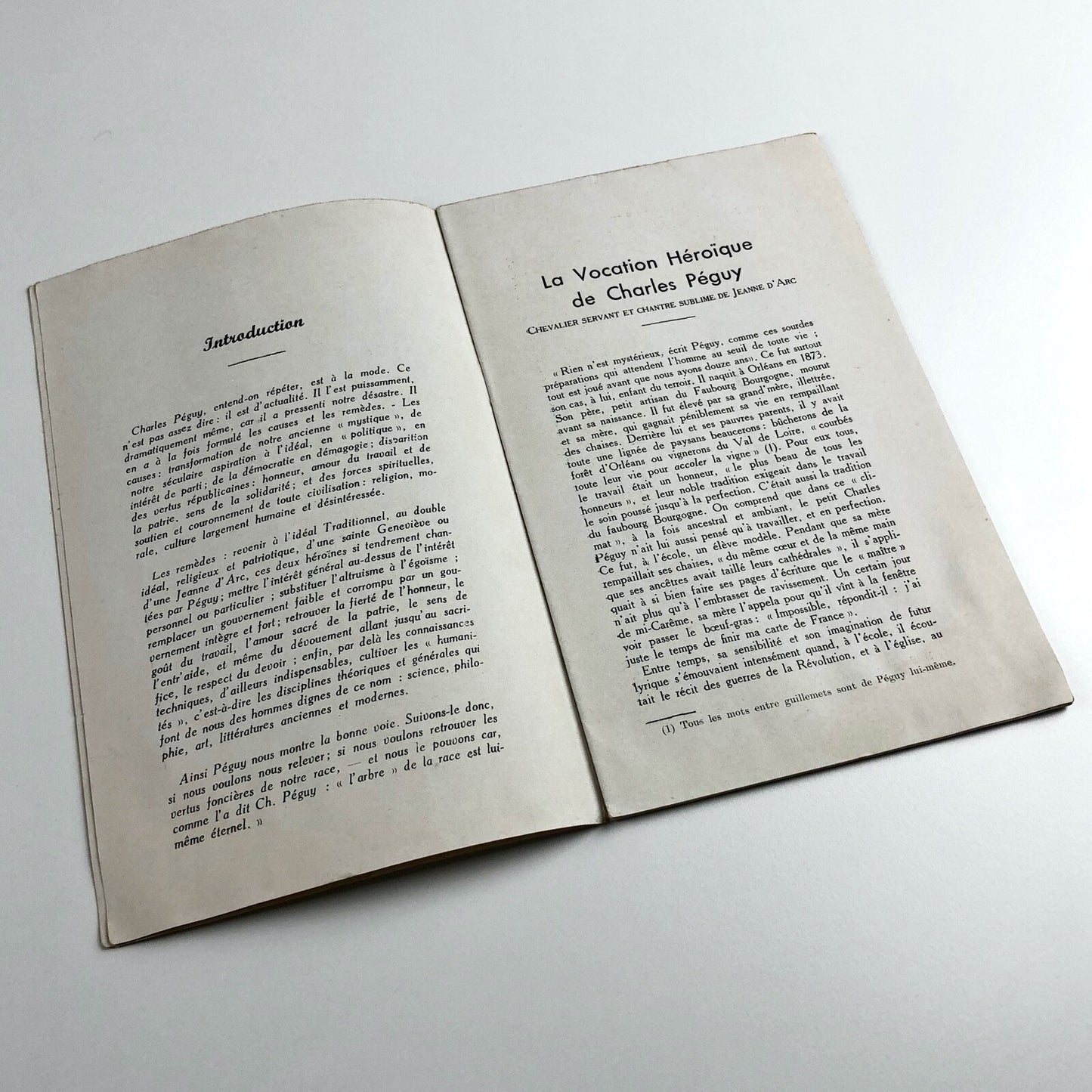 La Vocation Héroïque de Charles Péguy | Editions des Flambeaux 1941