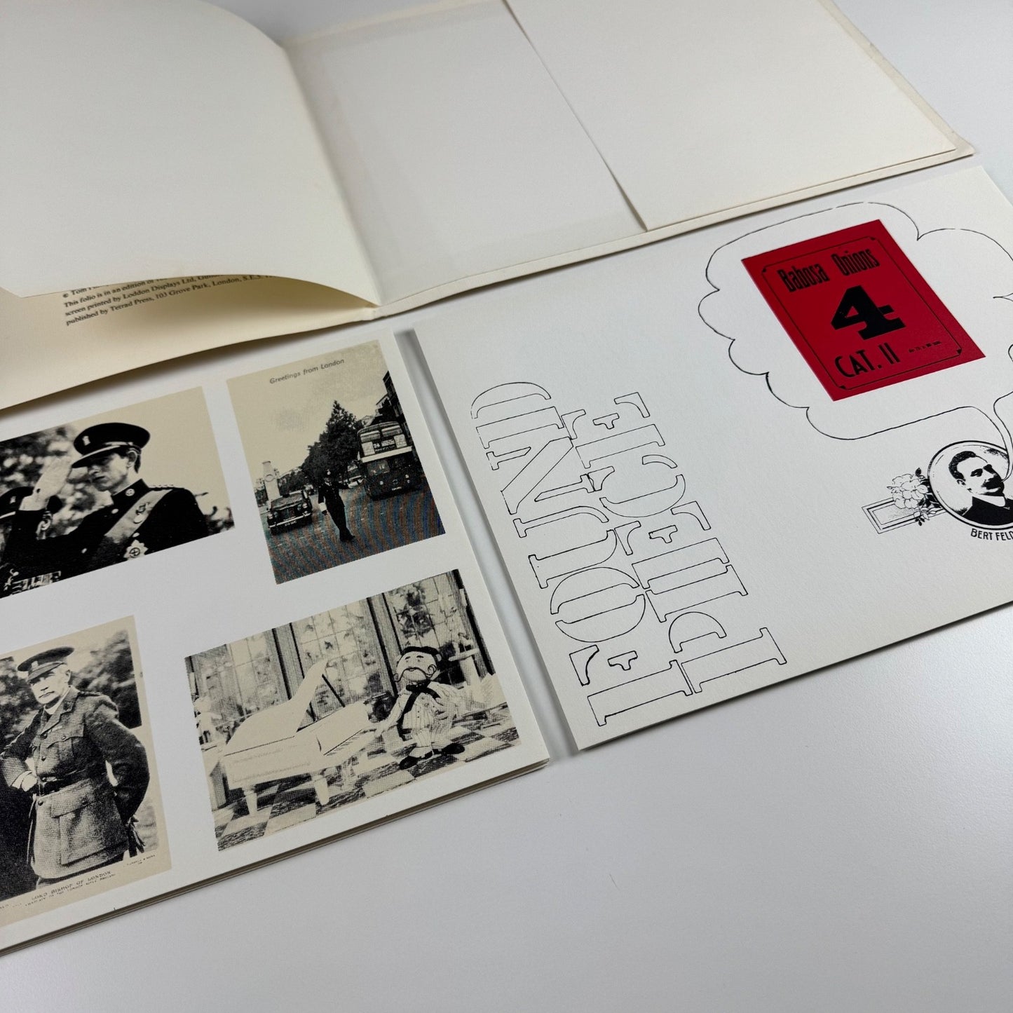 Seven Miniatures OP.XIV. by Tom Phillips folio Tetrad Press 1970 limited edition
