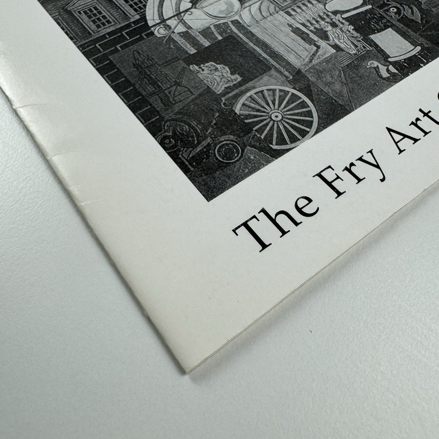 Folding card for [Edward] Bawden's London - Fry Art Gallery, Alan Powers 2001