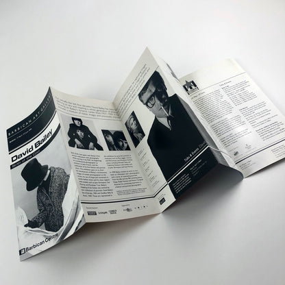 David Bailey / Malevich 'New Era New Art' | Barbican Bulletin leaflet, April-June 1999
