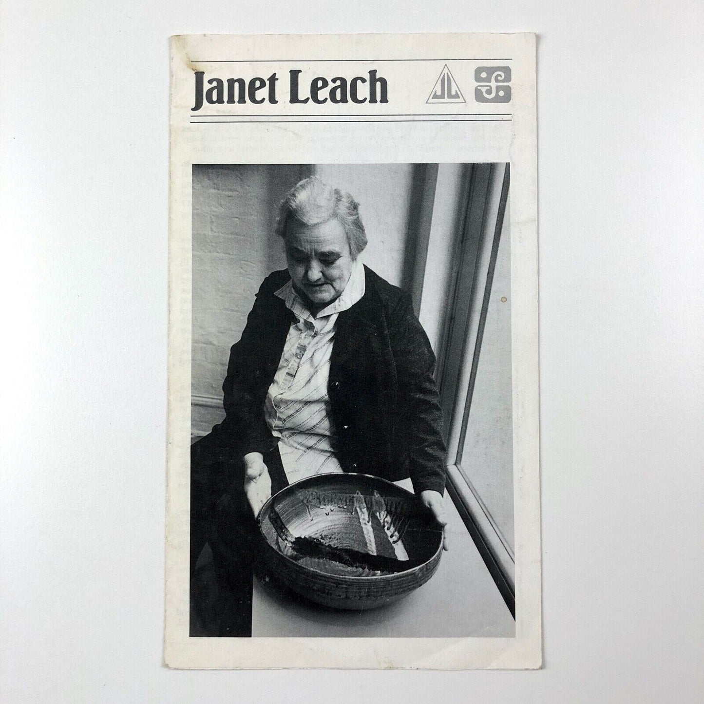 Janet Leach | Brief biography leaflet | Leach Pottery, St. Ives, c.1990s