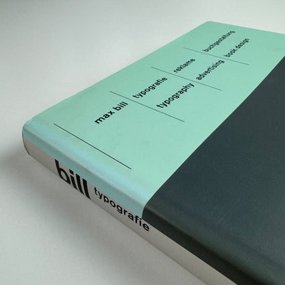 Max Bill. Typography, advertising, book design | Niggli, 1999 hardback