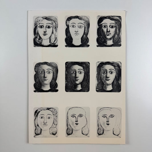 Private view invitation for Picasso | Waddington Galleries, 1986