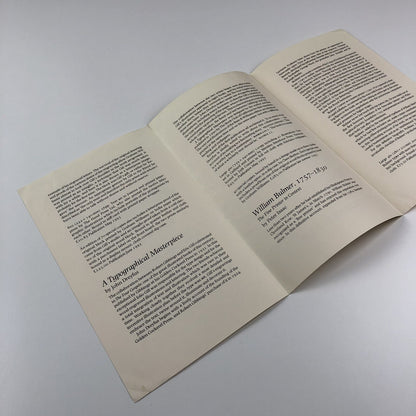 Promotional leaflet – Bain & Williams publications 1993 | Eric Gill, John Dreyfus