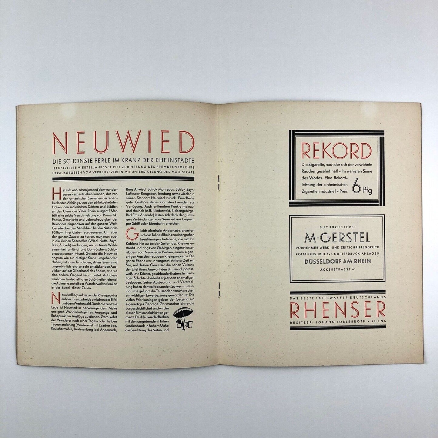 LUX – Zur Schönen [Jacob] Erbar-Grotesk | Type specimen | Ludwig & Mayer 1930s?