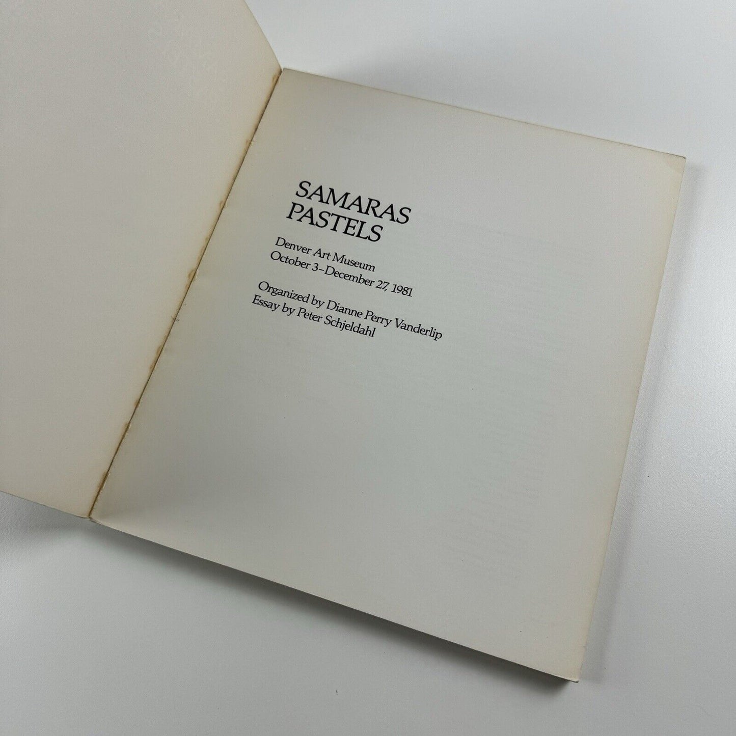 Lucas Samaras – Pastels | Denver Art Museum exhibition catalogue, 1981