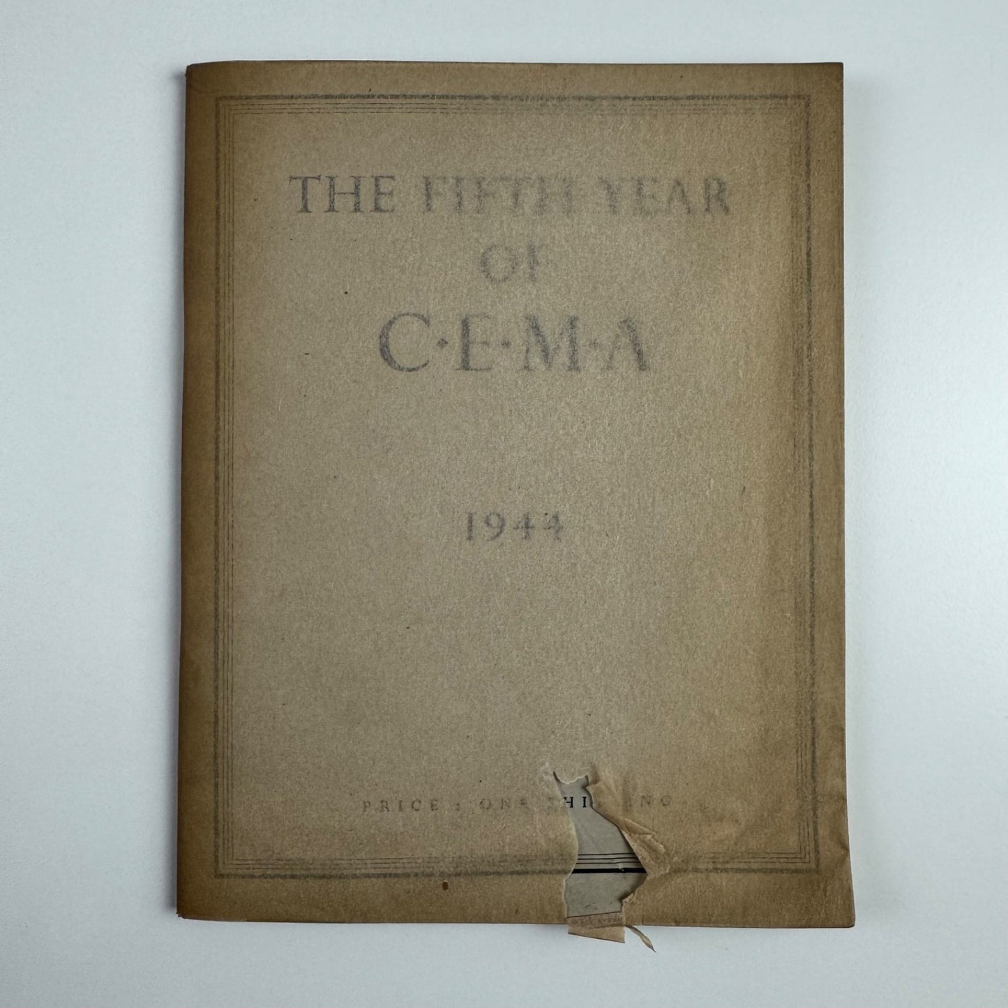The fifth year of CEMA | Report on the work of CEMA for 1944