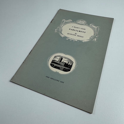 Parliament by Quintin Hogg | National Book League, Cambridge University Press, 1948 | illustrations by  Joan Hassall