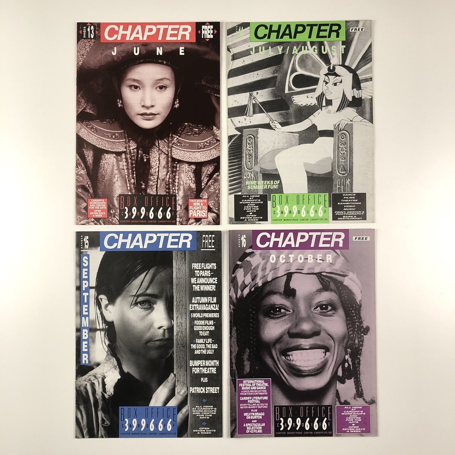 Chapter (Cardiff) free magazine Issues 1 to 35 (please note, issue 30 missing)