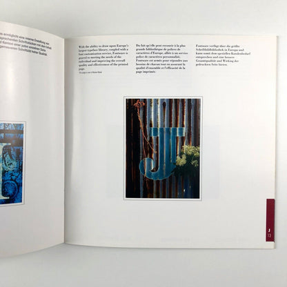 Odd Types - photography of letterforms | Fontware Limited brochure