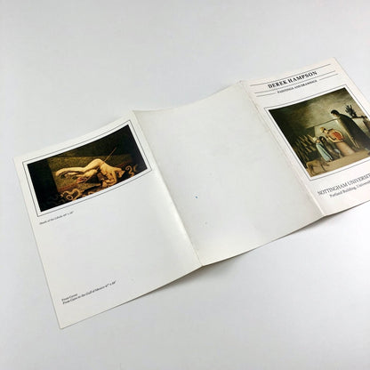 Derek Hampson – Paintings and Drawings | Nottingham University Art Gallery, leaflet and price list | Late 1980s