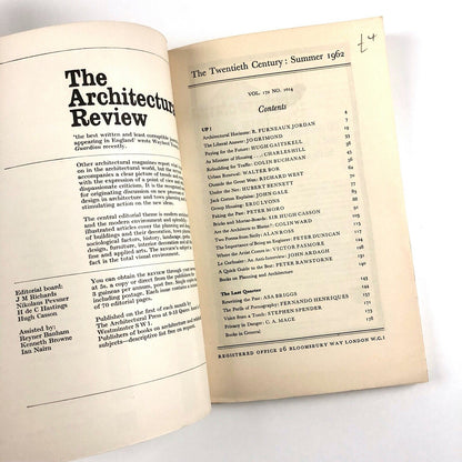The Twentieth Century, Summer 1962. Vol CLXXII No 1014 | Up! Rebuilding Britain