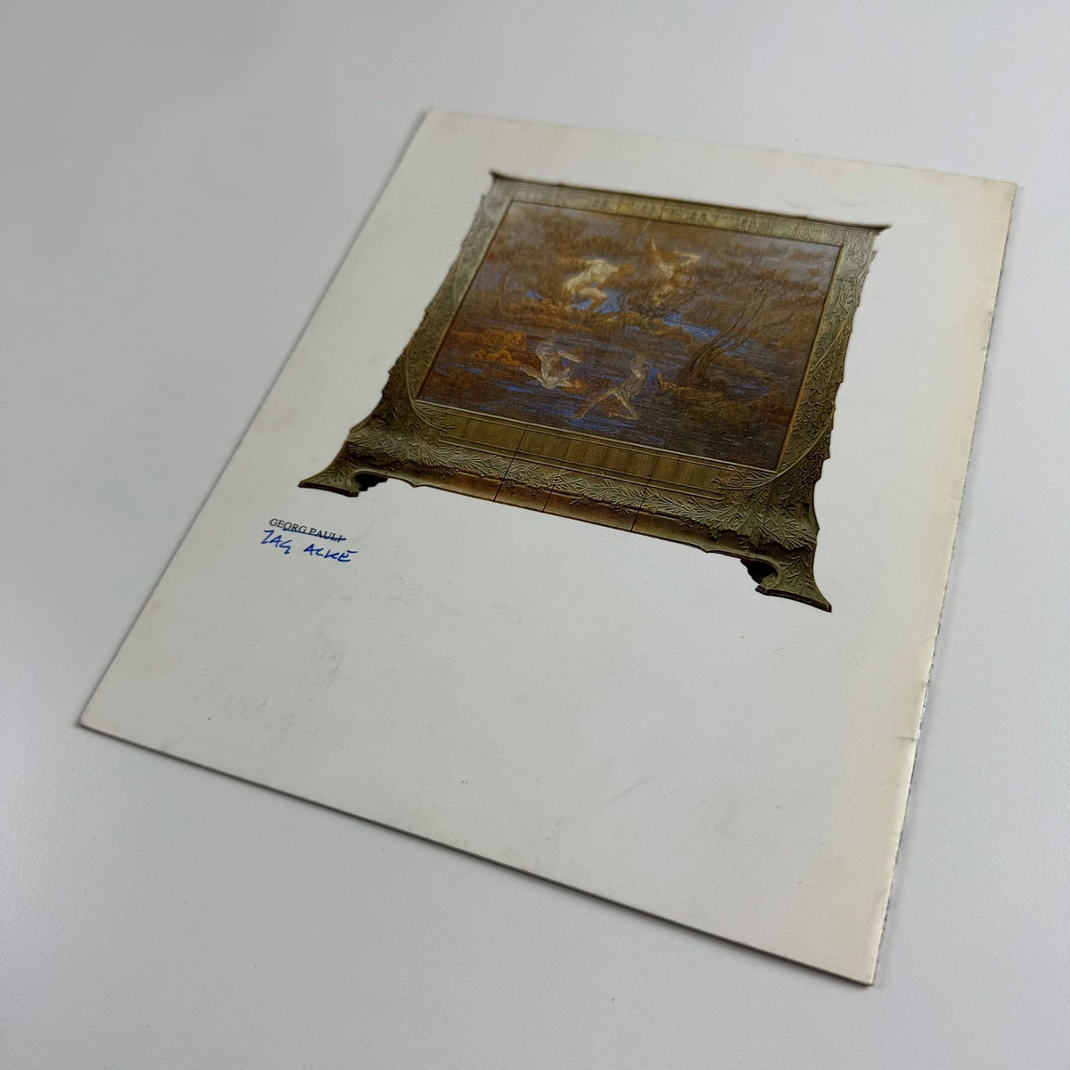 Leaflet Nationalromantik och symbolism | Swedish realism and symbolism 1880-1920 | Moser & Klang, Stockholm, 1983