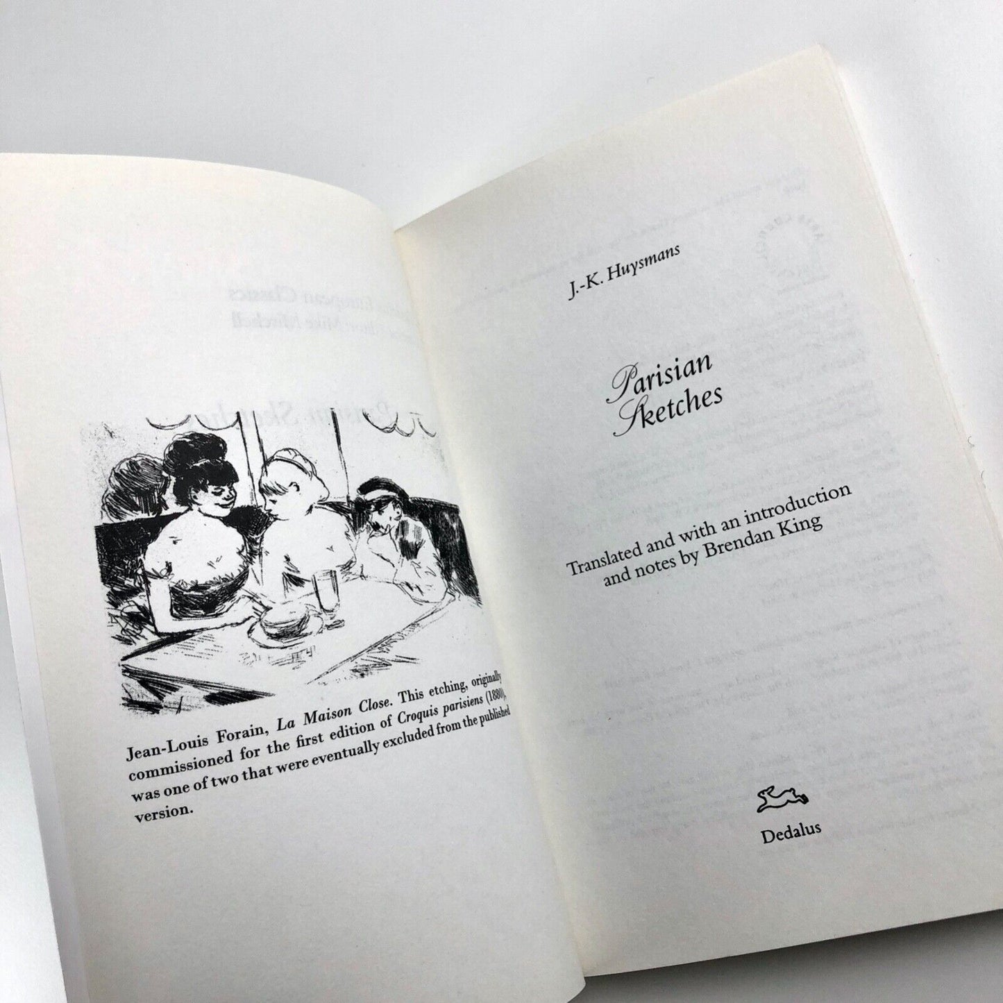 Parisian Sketches by J. K. Huysmans | English translation | Dedalus Books, 2007
