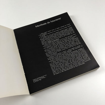 Le Futurisme 1909-1916 exhibition catalogue | Musée national d’art moderne 1973