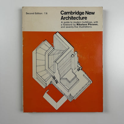 Cambridge New Architecture. A guide to modern buildings |Nikolaus Pevsner, 1965