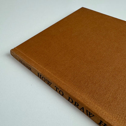 How to draw hands by Oliver Senior | The Studio, 1953 reprint Simon Brett bookplate