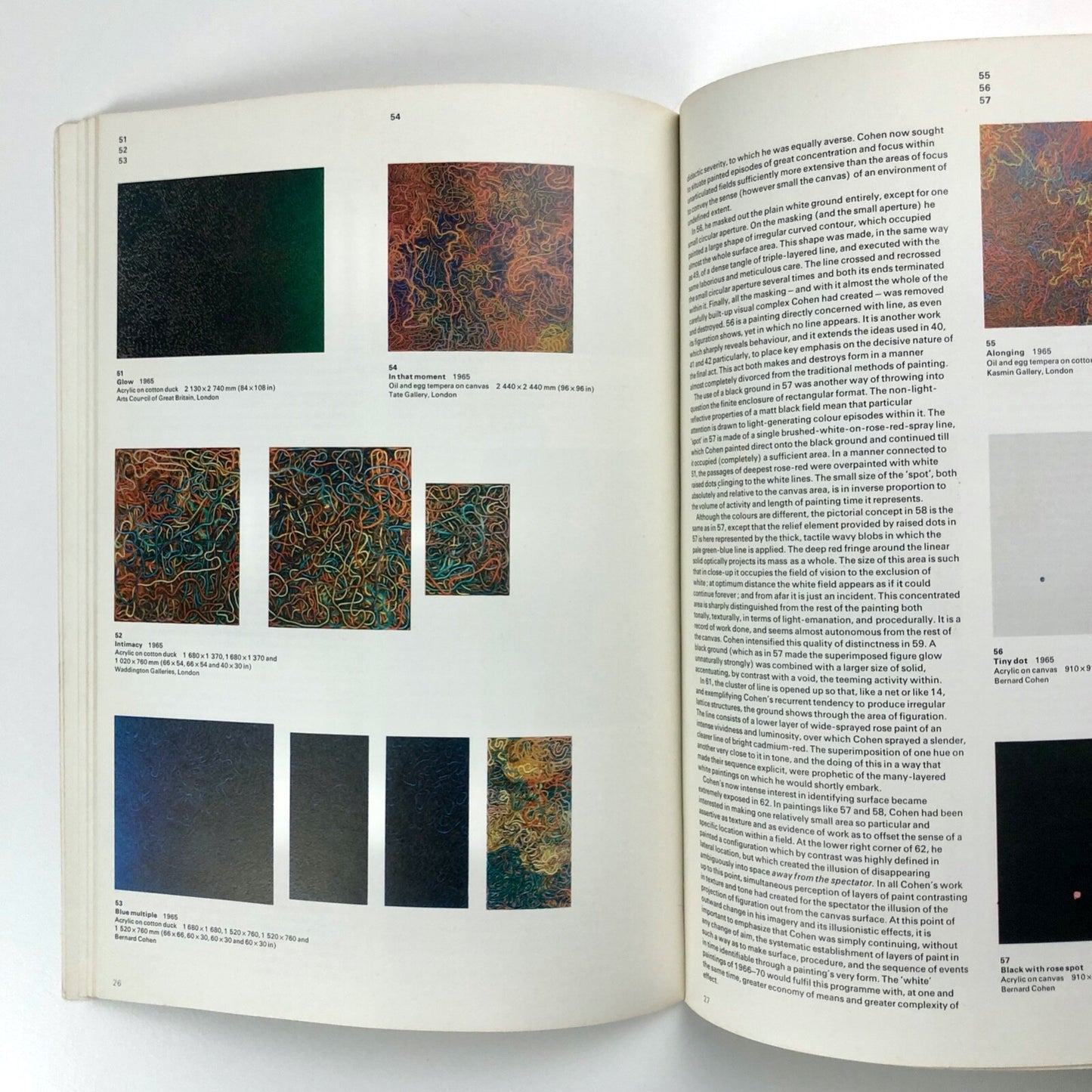 Bernard Cohen Paintings and drawings 1959-71 | Arts Council catalogue, 1972