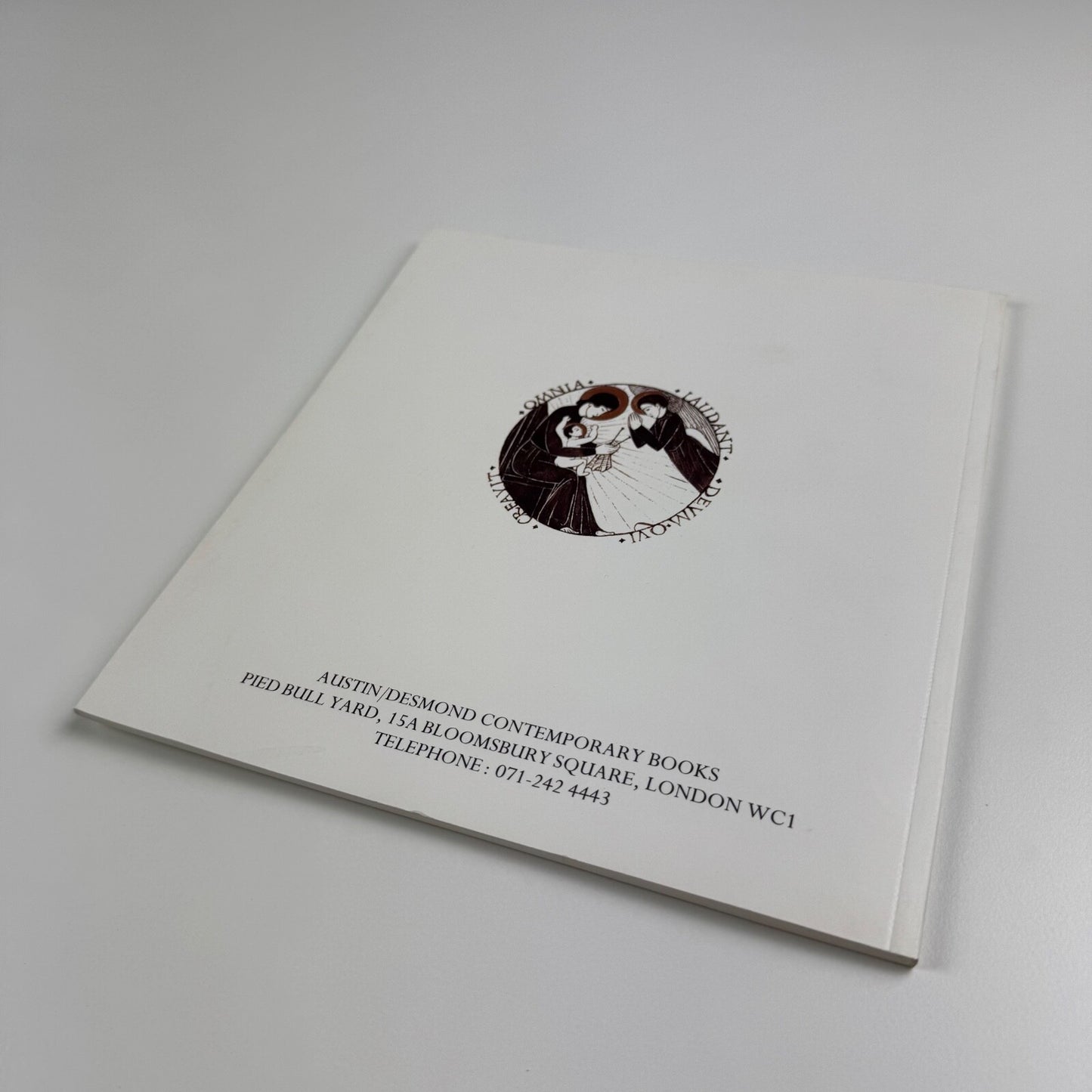 David Jones & Eric Gill. Watercolours, Drawings & Prints. Catalogue to accompany the exhibition held at Austin/Desmond Contemporary Books