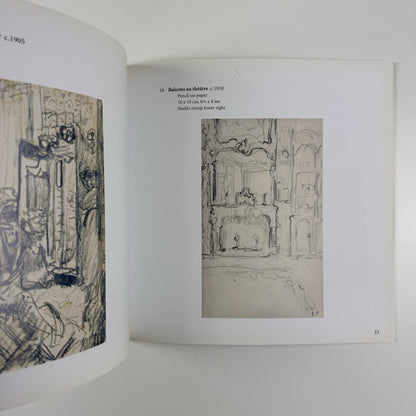 Edouard Vuillard. Pastels and Drawings | Wolseley Fine Art catalogue, 2003