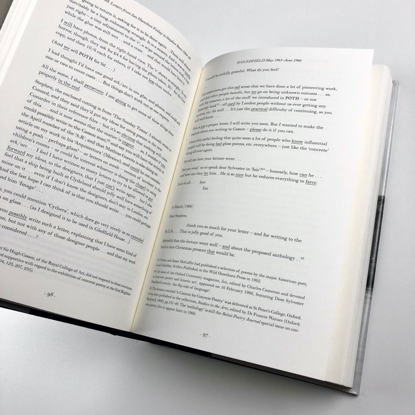 Midway. Letters from Ian Hamilton Finlay to Stephen Bann 1964-69 | Hardback | Wilmington Square Books, 2014