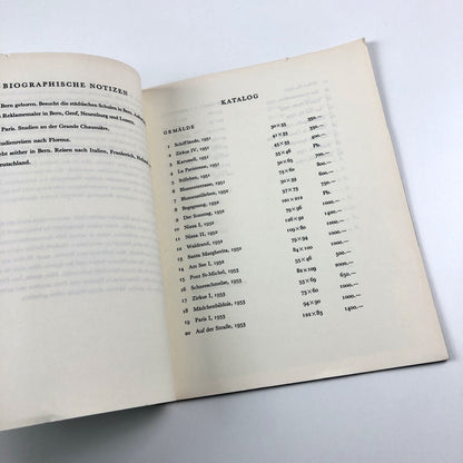 Leo Deck | Kunsthalle, Bern – exhibition catalogue | 1954