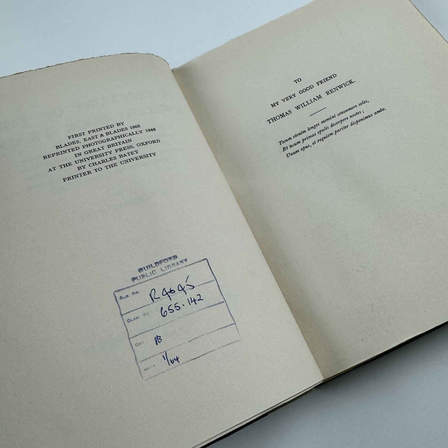 A century of the English book trade | E. Gordon Duff | Bibliographical Society, 1948