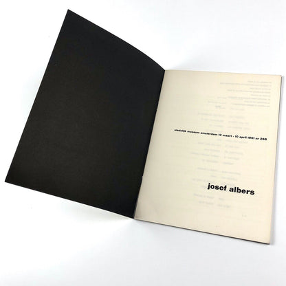 Josef Albers | Stedelijk Museum exhibition catalogue no. 265, 1961