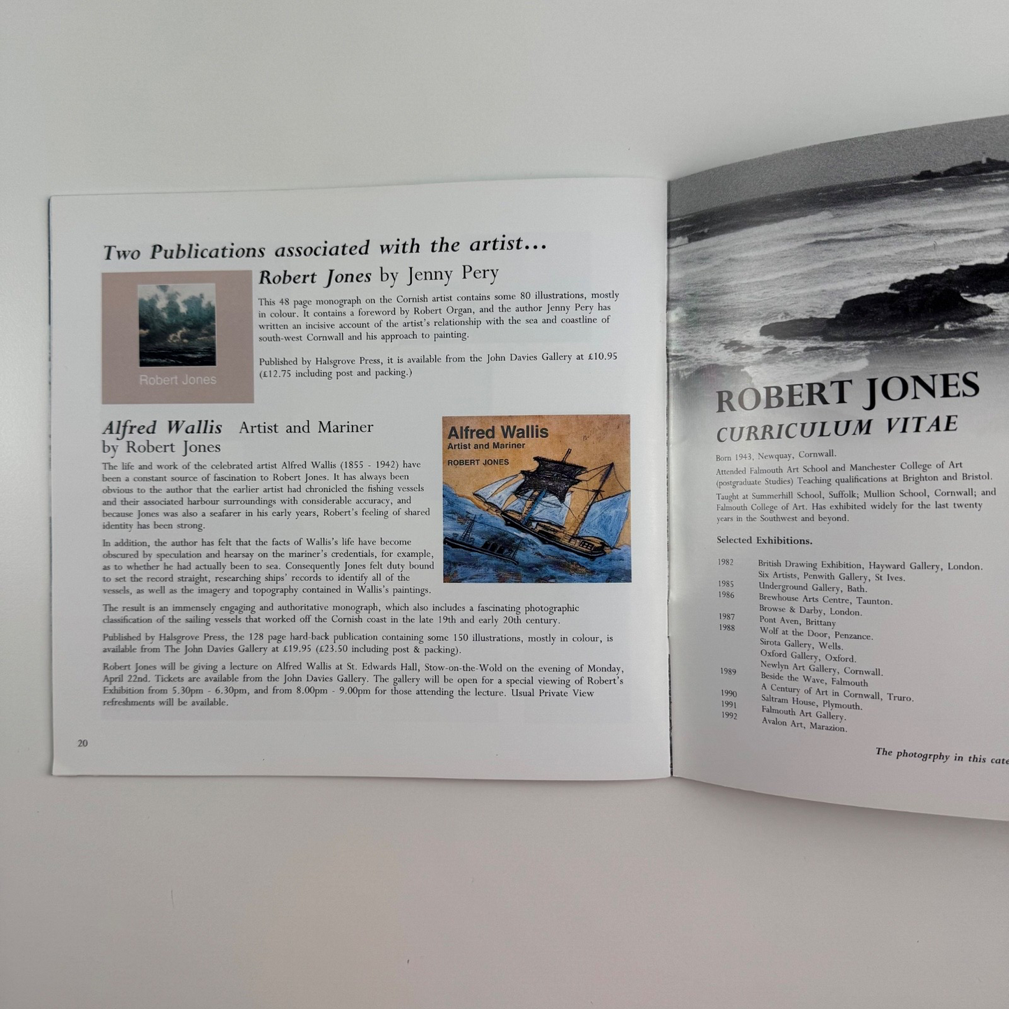 Robert Jones ‘The Call of the Running Tide | John Davies Gallery 2002