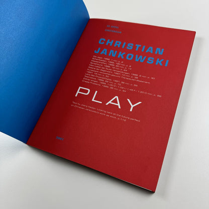 Christian Jankowski. Play | De Appel, Amsterdam 2000 exhibition catalogue