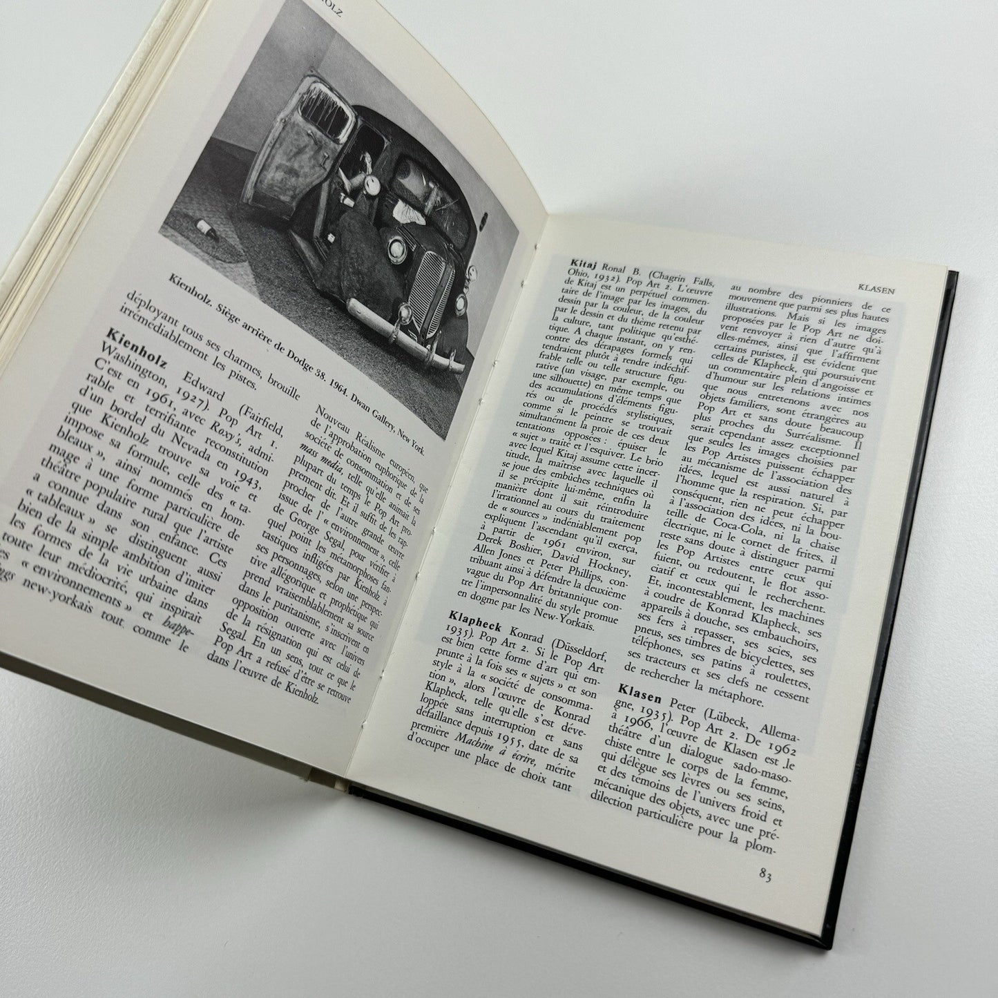 Dictionnaire de poche. Le pop art | Fernand Hazan, 1975