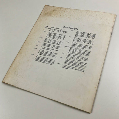 Paul Neagu Writhing Space Ceolfrith Gallery | Laing Art Gallery, 1981/2 inscribed by the artist