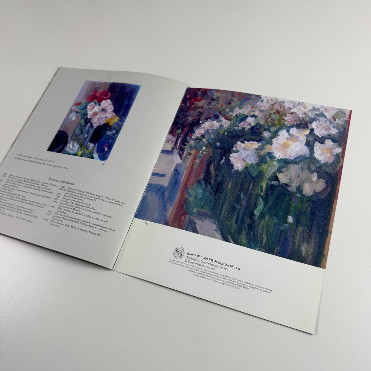 Antony Bream. New Paintings | Messum's, 1999