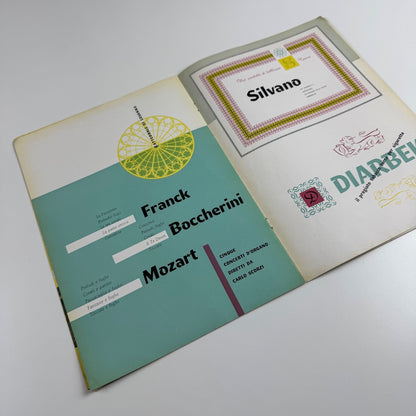 Ritmo type specimen leaflet for Società Nebiolo Aldo Novarase