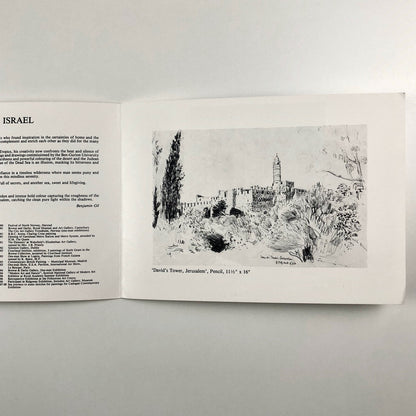 Keith Grant in Israel. Folding card | Cadogan Contemporary 1989