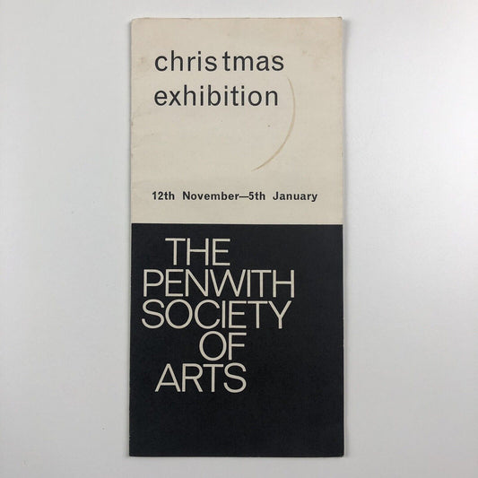 The Penwith Society of Arts | Christmas Exhibition folded card (year unknown)