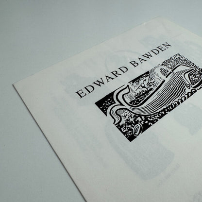 Leaflet and order form for Edward Bawden Linocuts. Merivale Editions, c.1988