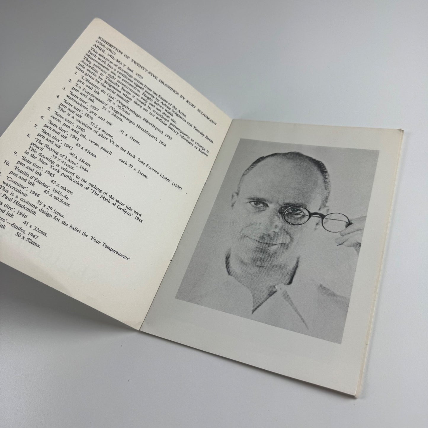 Kurt Seligmann | David Ellis-Jones, 1975