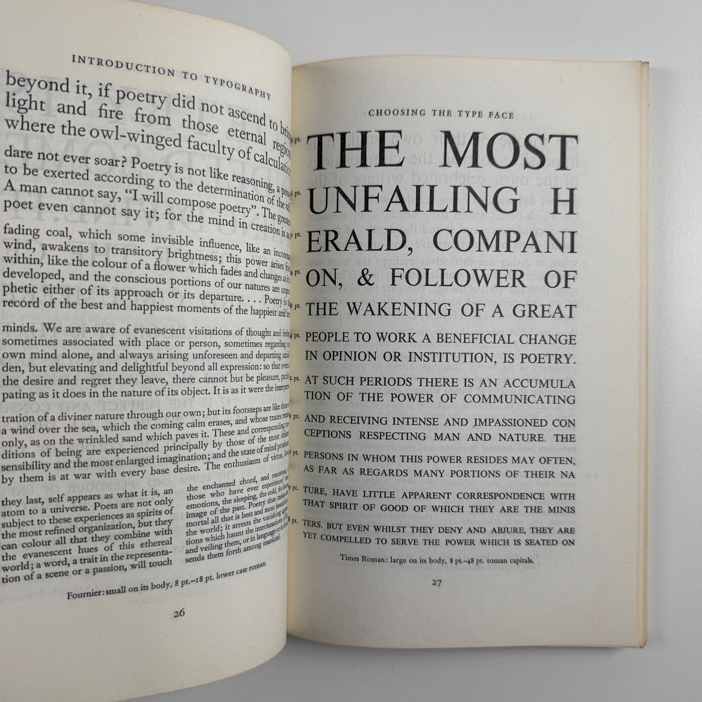 Introduction to Typography by Oliver Simon | Faber & Faber, London, 1963