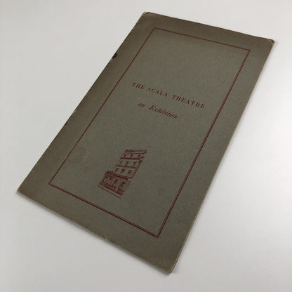 The Scala Theatre – An Exhibition Held at The Italian Institute | 1950 catalogue, Duncan Guthrie