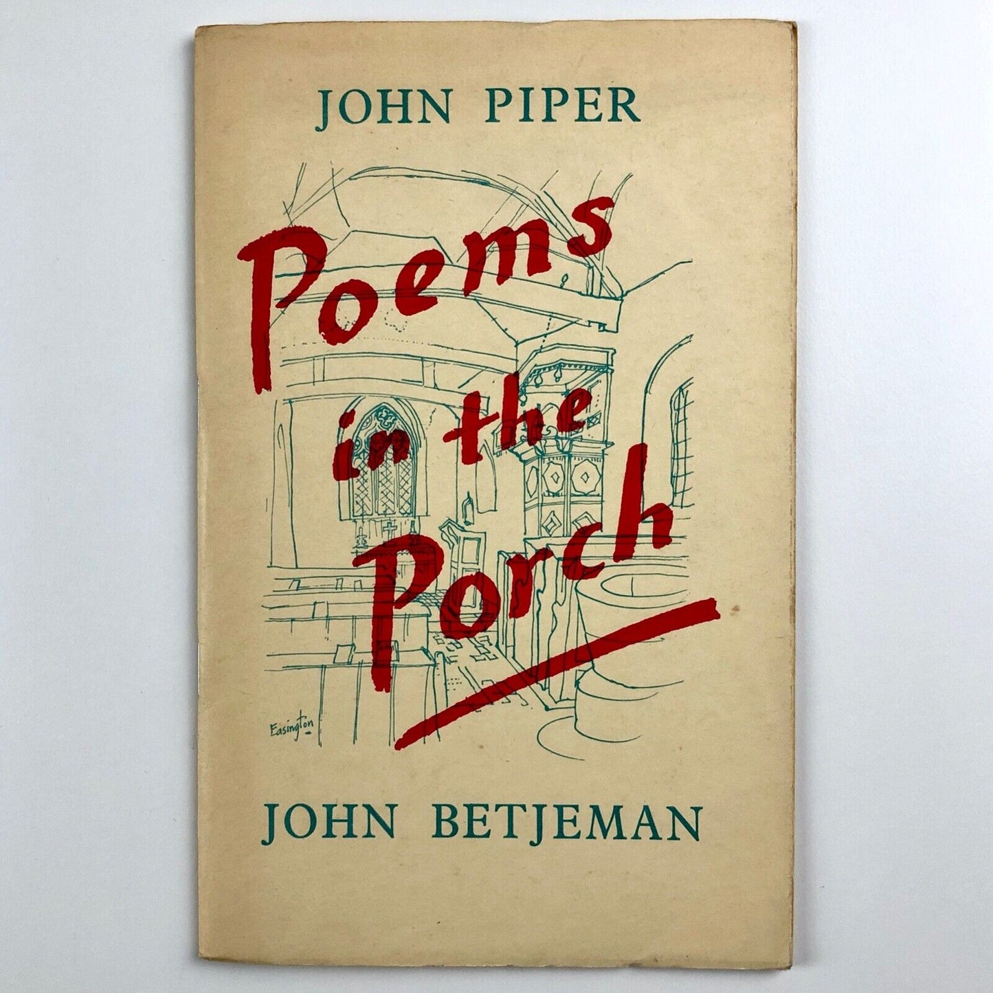 Poems on the Porch | John Betjeman & John Piper | S. P. C. K, 1960
