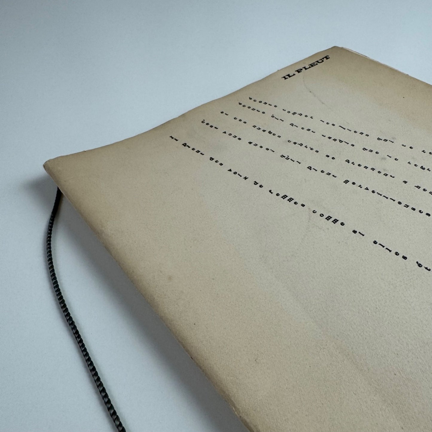 Il Pleut Apollinaire Chez Lui Guillaume Apollinaire. Galerie Apollinaire, 1947